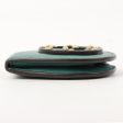 Gucci Logo Studs Coin Case Turquoise Green on Sale