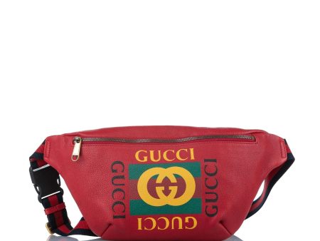 Gucci Logo Leather Belt Bag For Sale