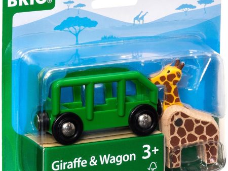 BRIO GIRAFFE AND WAGON 2 PIECES Sale