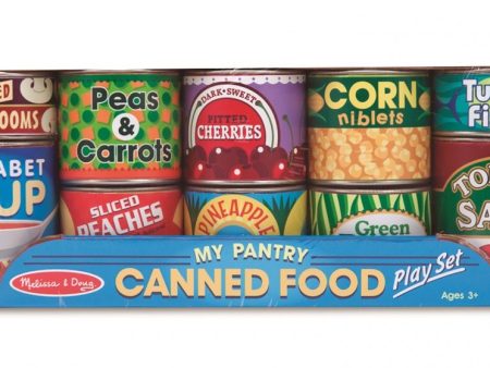 MELISSA & DOUG PLAY FOOD CANS SET OF 10 Online