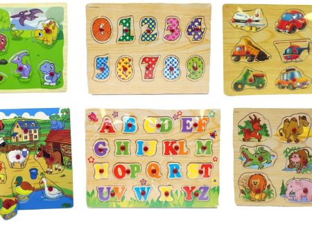 WOODEN FIRST PIN PUZZLE on Sale