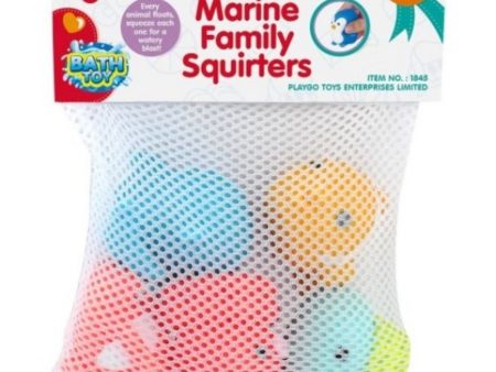 PLAYGO TOYS ENT. LTD. MARINE FAMILY SQUIRTERS Cheap