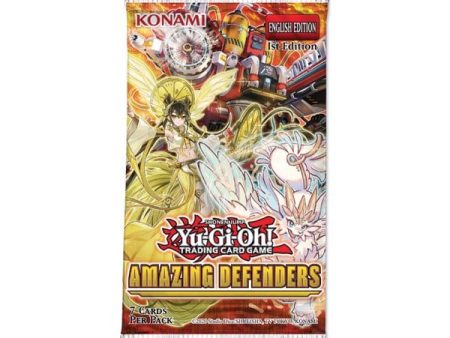 YUGIOH AMAZING DEFENDERS CARD BOOSTER PACK Discount