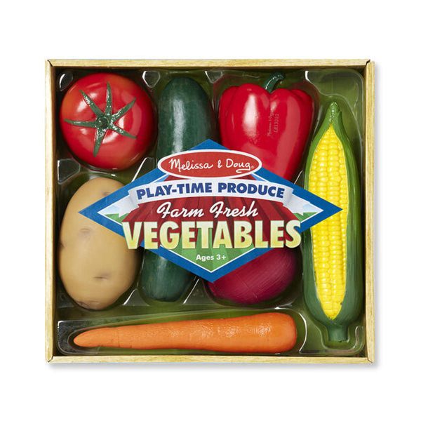 MELISSA & DOUG PLAY TIME VEGETABLES 7 PI Online now