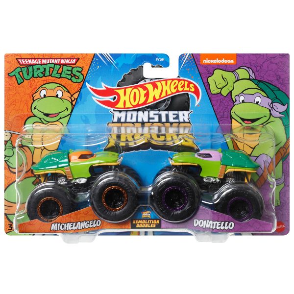 FYJ64 HW MONSTER TRUCKS 1:64 2 PACK ASST Online Sale