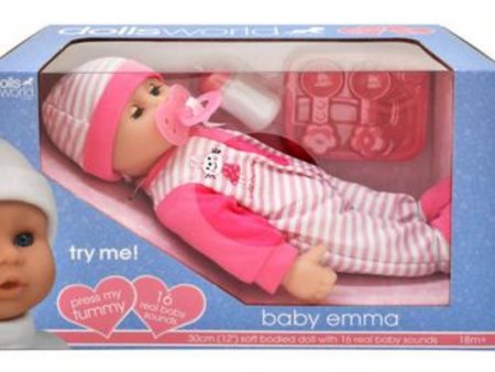 DOLLSWORLD BABY EMMA 30CM For Sale